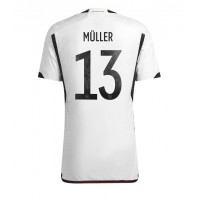 Nemecko Thomas Muller #13 Domáci futbalový dres MS 2022 Krátky Rukáv